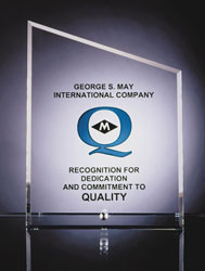 Crystal Glass Slant Rectangle - 3 Sizes: 4x6, 5x7, 6x8