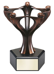 Circle Teamwork Award Size: 10"