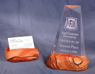 Eagle Awards Acrylic with custom rock Base
